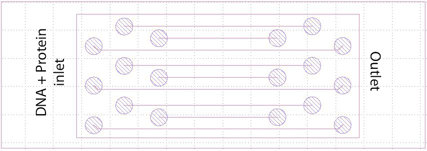 Microfluidic chip design colocalization