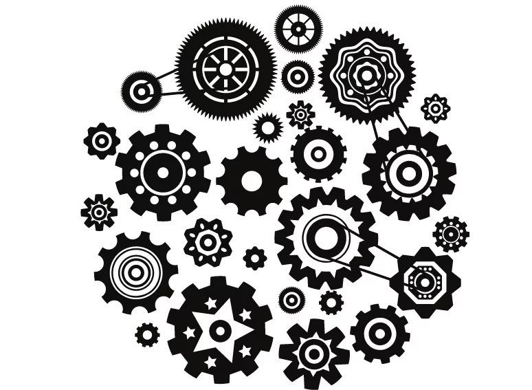 illustration of complexity using gears