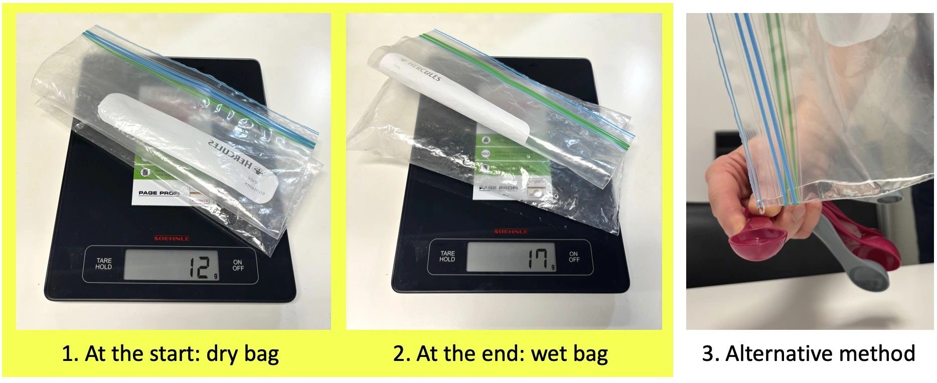 water flow through plant weigh measurement